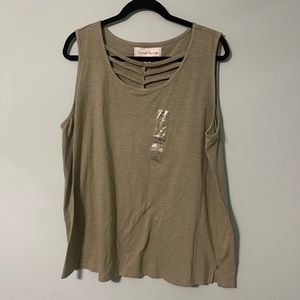 NWT - French Laundry Womens Sz 1X Tank Top   **AB6881**